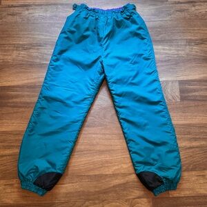 Columbia Teal and Black Ski Pants